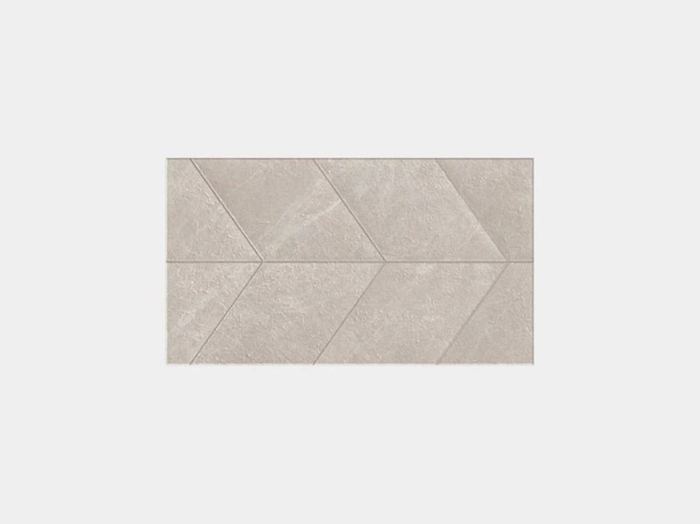 Porcelanosa Spiga Mystic Beige tile, 33 x 59 cm, cream & beige