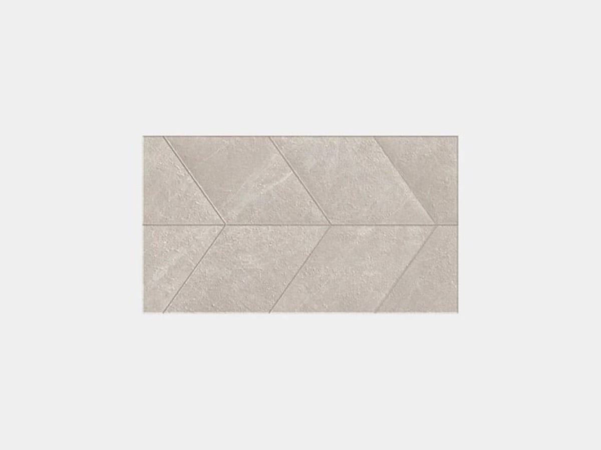 Porcelanosa Spiga Mystic Beige tile, 33 x 59 cm, cream & beige