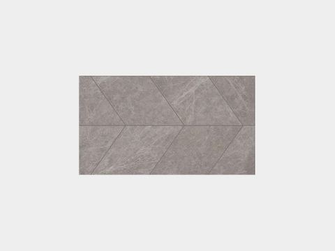 Porcelanosa Spiga Mystic Grey tile, 33 x 59 cm, grey