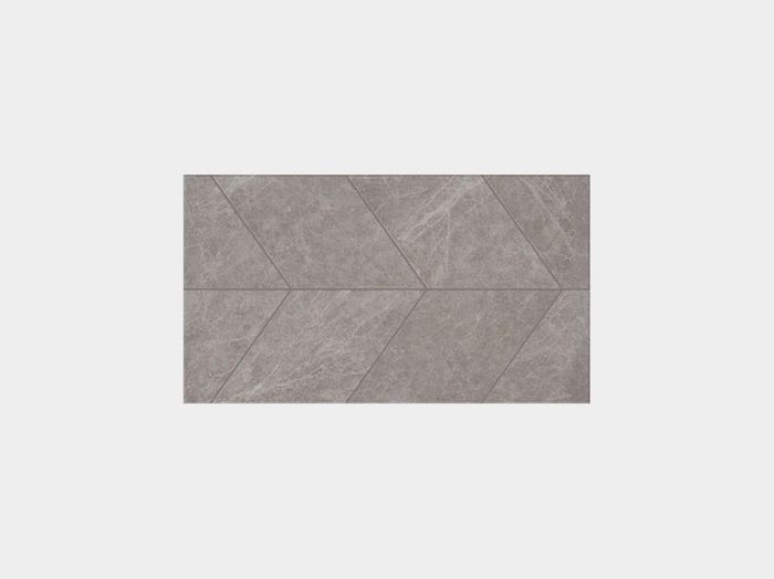 Porcelanosa Spiga Mystic Grey tile, 33 x 59 cm, grey