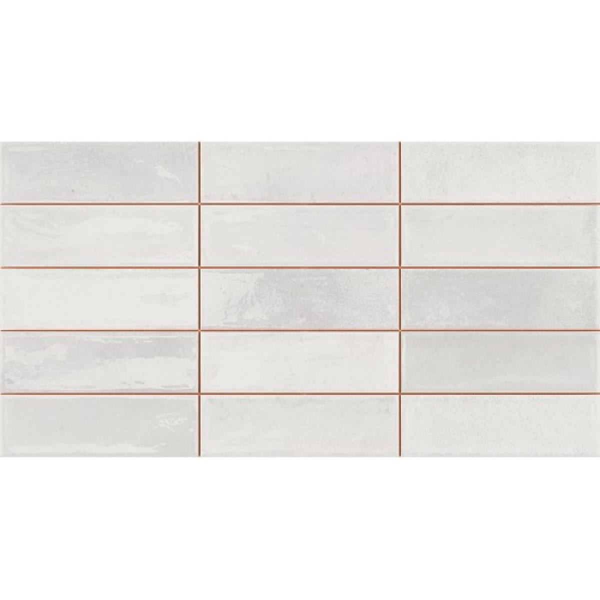 Pre-Artsquare Bianco tile, 31.6 x 60 cm, white