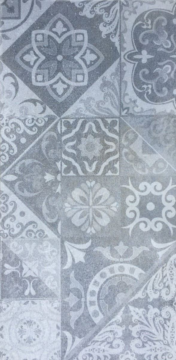 Rock Décor tile, 25 x 50 cm, grey