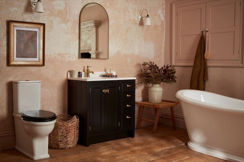 Hampton bathroom in Matt Black