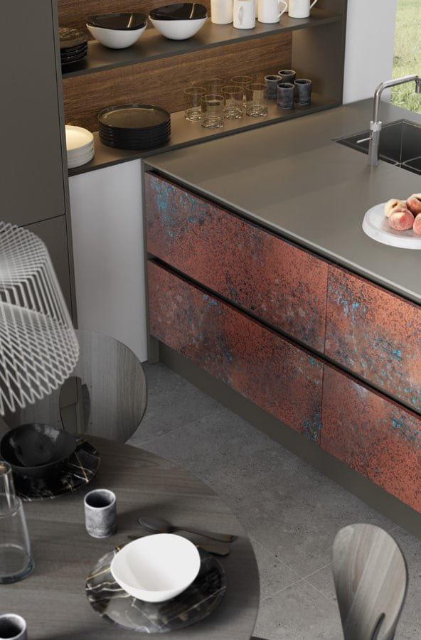 Ferro kitchen storage detail