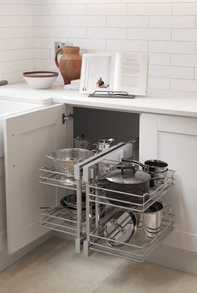 Kensington kitchen storage detail