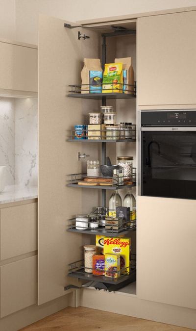 Strada Matte kitchen storage detail