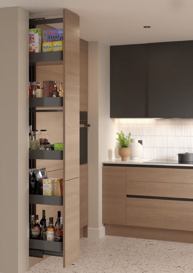 Tavola kitchen storage detail