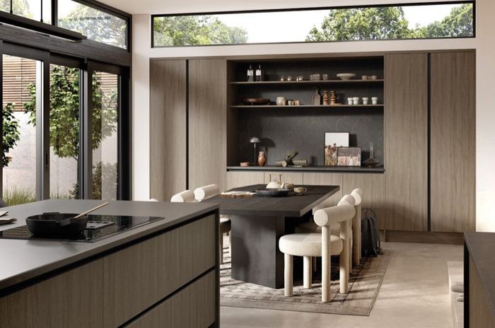 Versa door and cabinet detail
