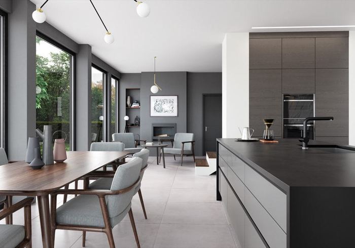 Zola Gloss door and cabinet detail