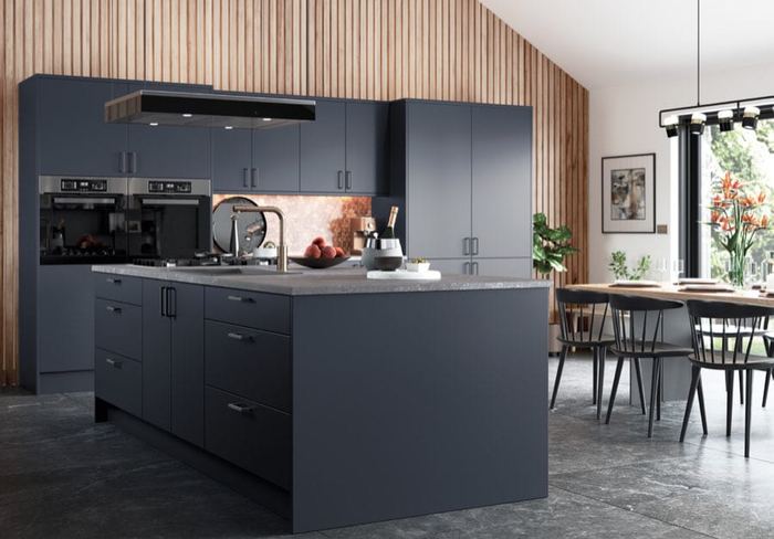 Zola Matte door and cabinet detail