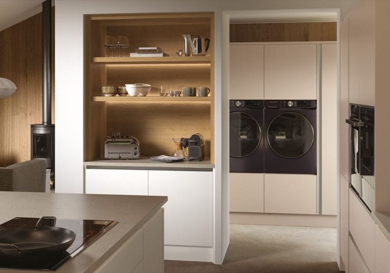 Zola Soft-Matte kitchen storage detail