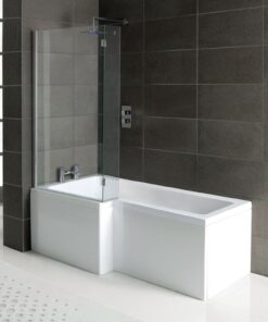 L shaped shower bath offer