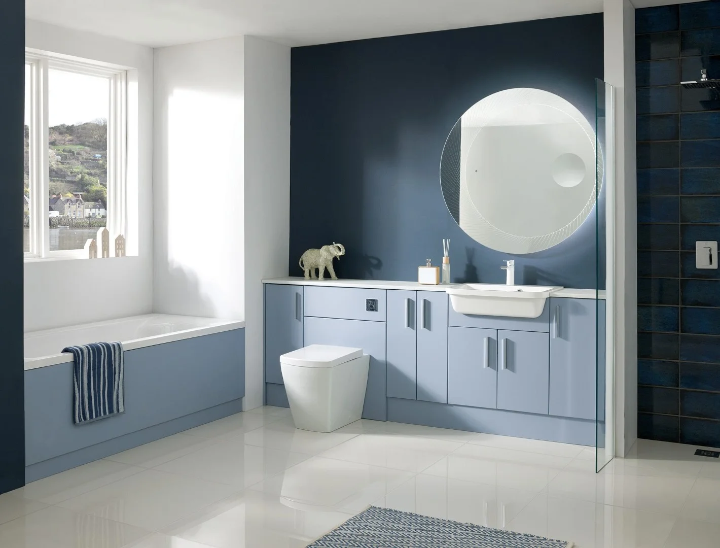 Contemporary discount bathroom furniture
